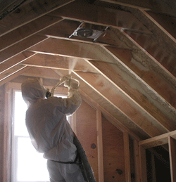 Rochester NY attic spray foam insulation